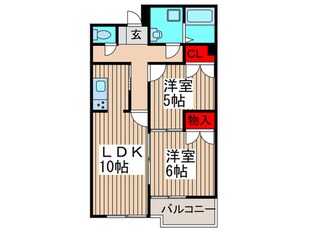 マルイチ宮原駅前プラザの物件間取画像